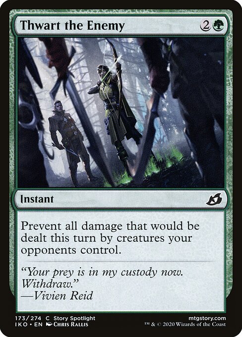 Thwart the Enemy - Ikoria: Lair of Behemoths Magic card