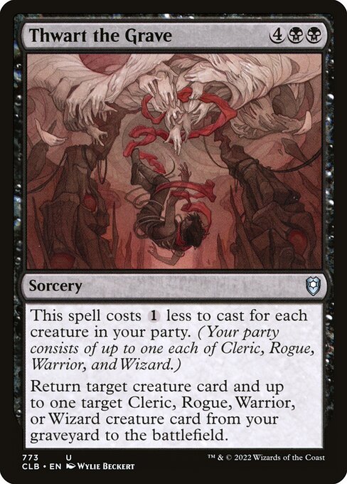 Thwart the Grave - Commander Legends: Battle for Baldur's Gate Magic card