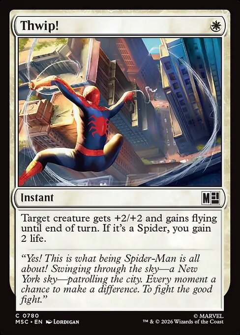 Thwip! - Marvel Super Heroes Commander Magic card