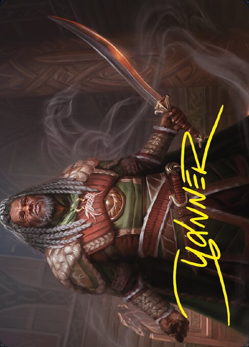 Théoden, King of Rohan // Théoden, King of Rohan - Tales of Middle-earth Art Series (#25) - Illustrated by Kieran Yanner - Magic: The Gathering Card