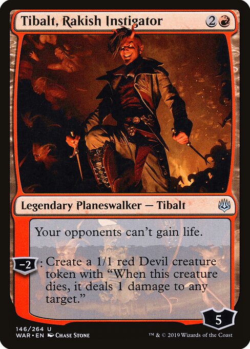 Tibalt, Rakish Instigator - War of the Spark Magic card