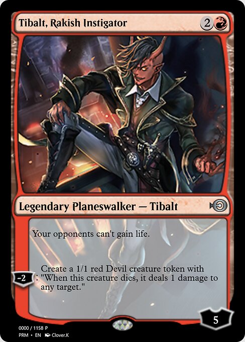 Tibalt, Istigatore Dissoluto (Tibalt, Rakish Instigator) - War of the Spark (#146) - Illustrated by Chase Stone - Magic: The Gathering Card