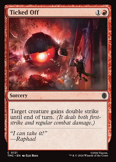 Ticked Off - Teenage Mutant Ninja Turtles Eternal Magic card