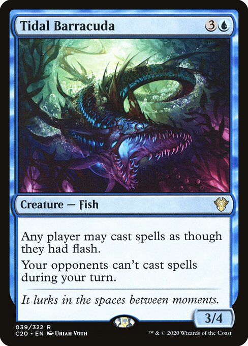 Tidal Barracuda - Commander 2020 Magic card