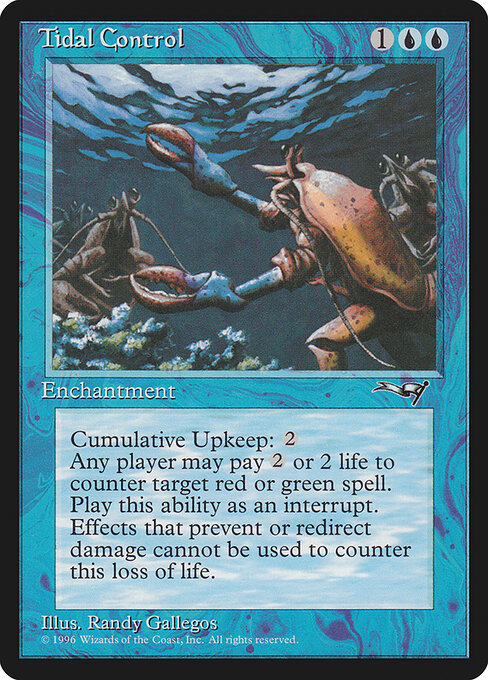 Tidal Control - Alliances Magic card