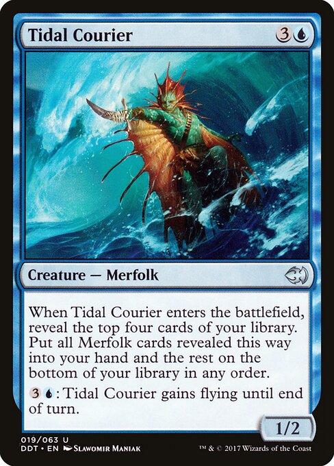 Tidal Courier - Duel Decks: Merfolk vs. Goblins Magic card