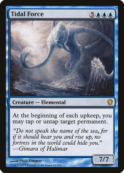 Tidal Force - Commander 2013 Magic card