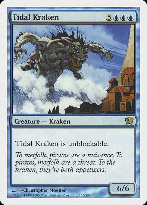 Tidal Kraken - Ninth Edition Magic card