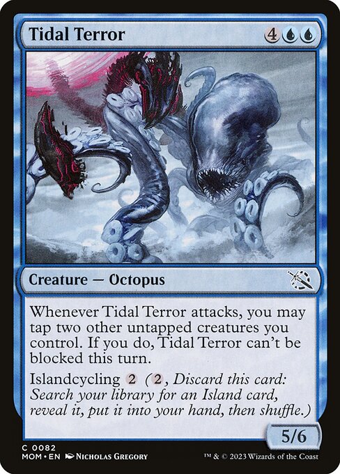 Tidal Terror - March of the Machine Magic card