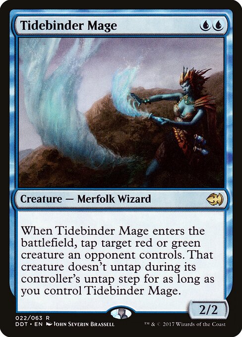 Tidebinder Mage - Duel Decks: Merfolk vs. Goblins Magic card