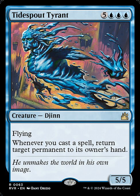 Tidespout Tyrant - Ravnica Remastered Magic card