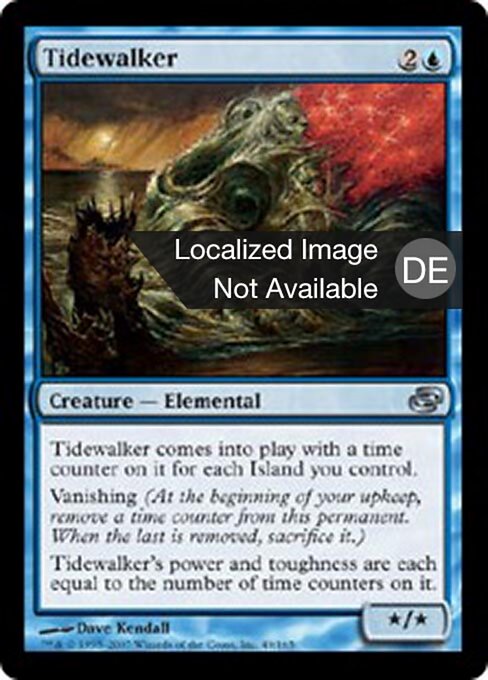 Marcheur des marées (Tidewalker) - Planar Chaos (#49) - Illustrated by Dave Kendall - Magic: The Gathering Card