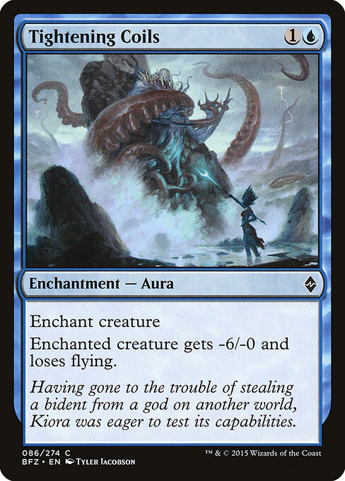 Tightening Coils - Battle for Zendikar Magic card