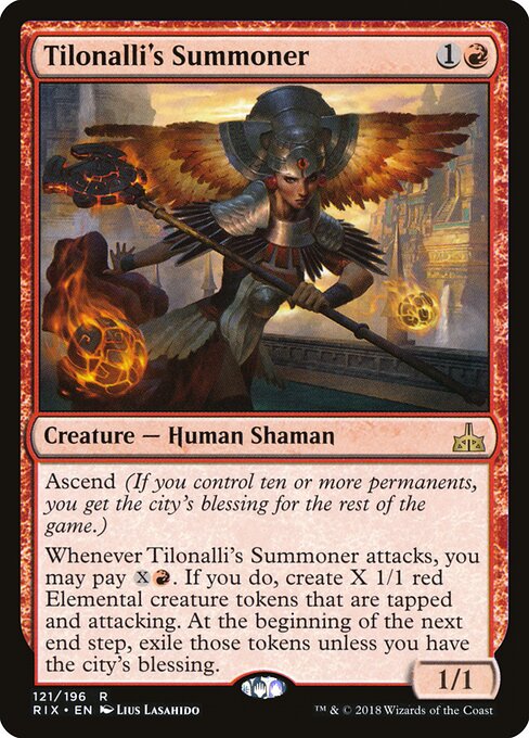 Tilonalli's Summoner - Rivals of Ixalan Magic card