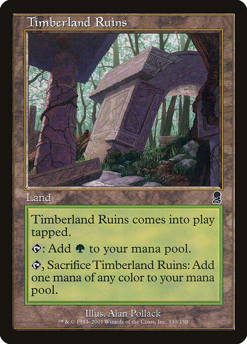 Timberland Ruins - Odyssey Magic card