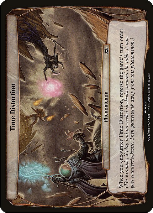 Time Distortion - Planechase Anthology Planes (#8) - Illustrated by rk post - Magic: The Gathering Card