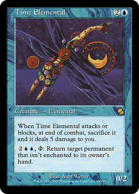 Time Elemental - Masters Edition (#53) - Illustrated by Amy Weber - Magic: The Gathering Card