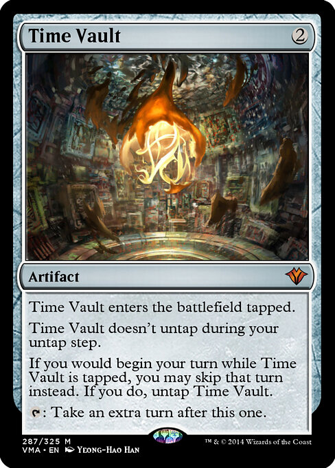 Time Vault - Vintage Masters (#287) - Illustrated by Yeong-Hao Han - Magic: The Gathering Card