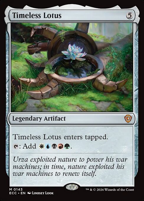 Loto imperecedero (Timeless Lotus) - Dominaria United (#239) - Illustrated by Lindsey Look - Magic: The Gathering Card