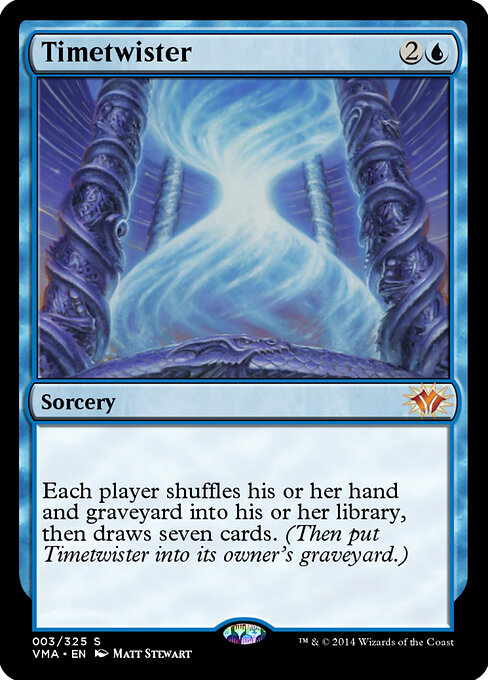 Timetwister - Vintage Masters (#3) - Illustrated by Matt Stewart - Magic: The Gathering Card