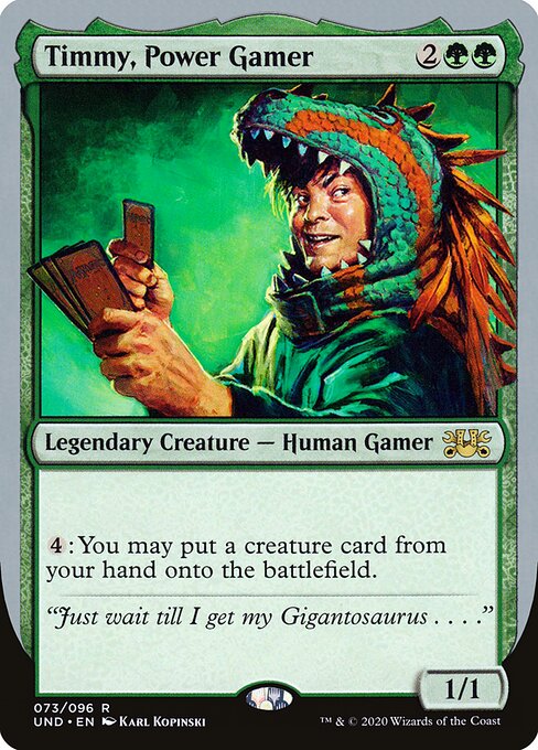 Timmy, Power Gamer - Unsanctioned Magic card