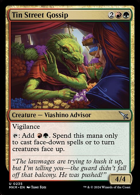 Tin Street Gossip - Murders at Karlov Manor Magic card