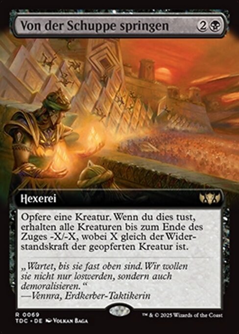 Lever les écailles (Tip the Scales) - Tarkir: Dragonstorm Commander (#69) - Illustrated by Volkan Baǵa - Magic: The Gathering Card