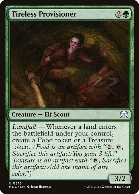 Tireless Provisioner - March of the Machine Commander Magic card