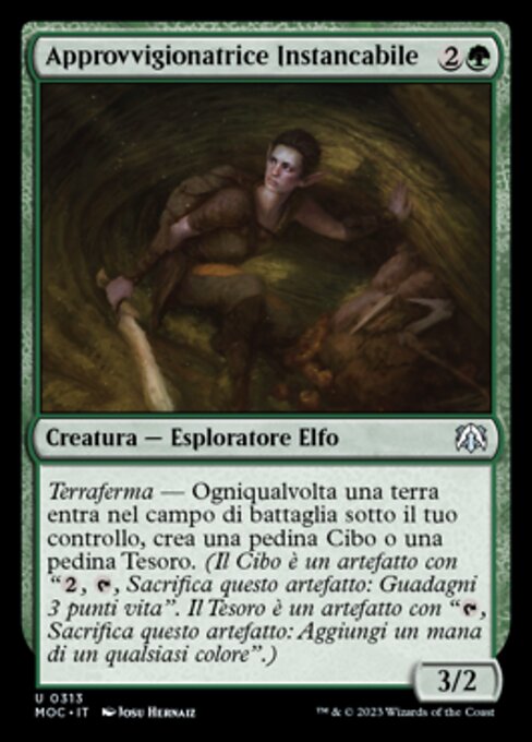 Tireless Provisioner - The List (#MH2-180) - Illustrated by Josu Hernaiz - Magic: The Gathering Card