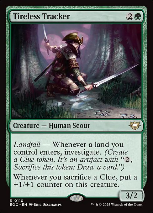 Tireless Tracker - Edge of Eternities Commander Magic card