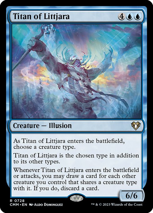 Titan of Littjara - Commander Masters Magic card