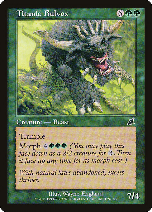 Titanic Bulvox - Scourge Magic card