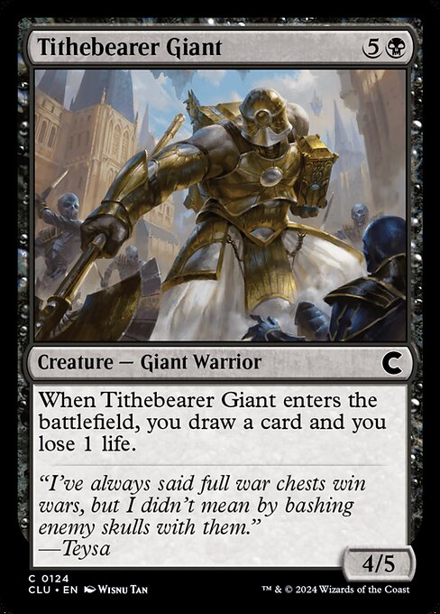 Tithebearer Giant - Ravnica: Clue Edition Magic card
