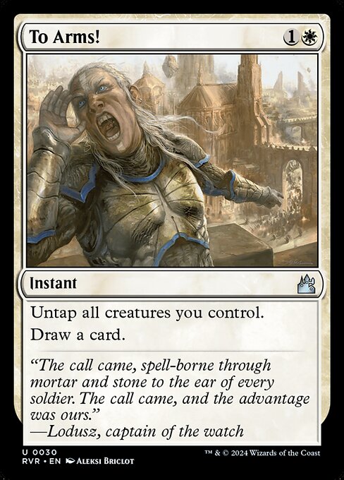 To Arms! - Ravnica Remastered Magic card