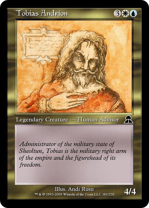 Tobias Andrion - Masters Edition III Magic card
