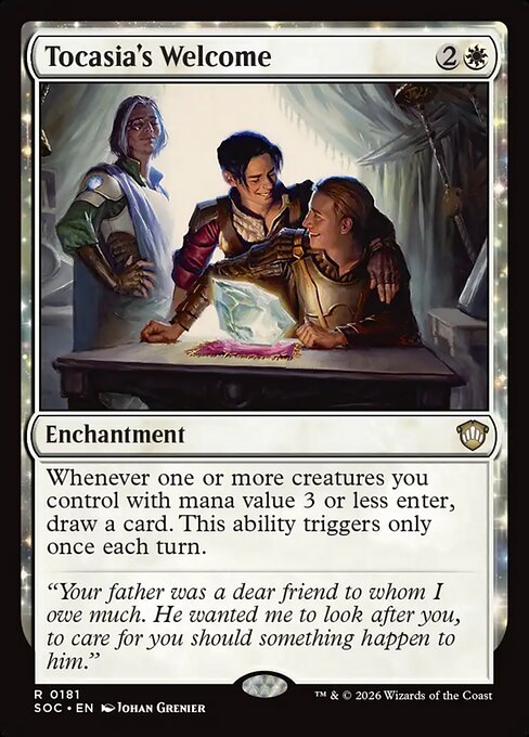 Tocasia's Welcome - Secrets of Strixhaven Commander Magic card
