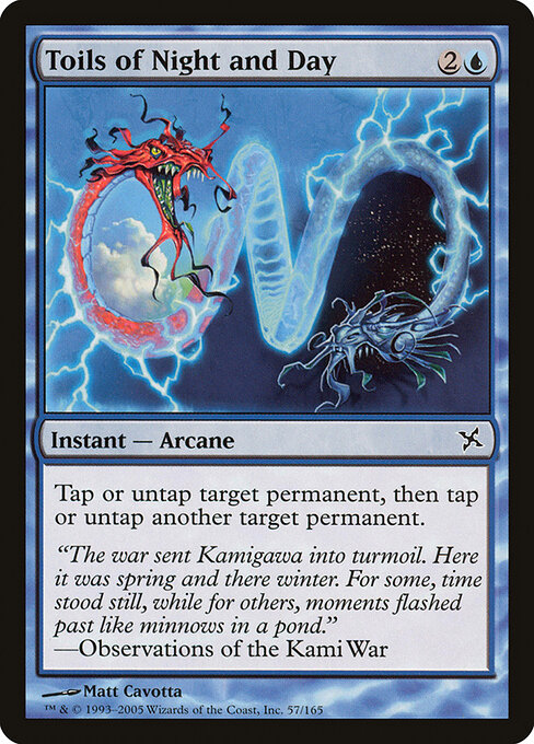 Toils of Night and Day - Betrayers of Kamigawa Magic card