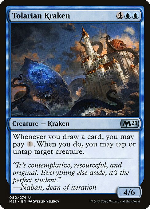 Tolarian Kraken - Core Set 2021 Magic card
