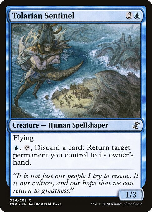 Tolarian Sentinel - Time Spiral Remastered Magic card
