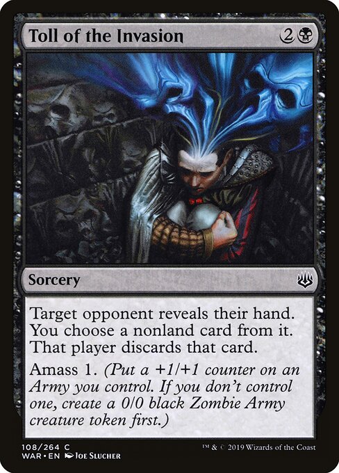 Toll of the Invasion - War of the Spark Magic card