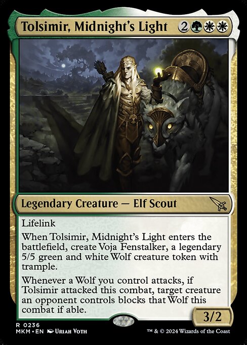 Tolsimir, Midnight's Light - Murders at Karlov Manor Magic card