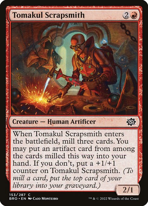 Tomakul Scrapsmith - The Brothers' War Magic card