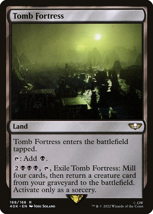 Tomb Fortress - Warhammer 40,000 Commander Magic card