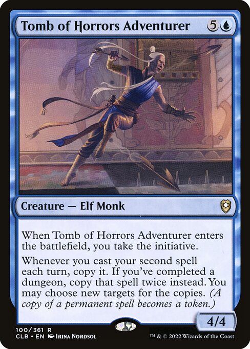 Tomb of Horrors Adventurer - Commander Legends: Battle for Baldur's Gate (#100) - Illustrated by Irina Nordsol - Magic: The Gathering Card
