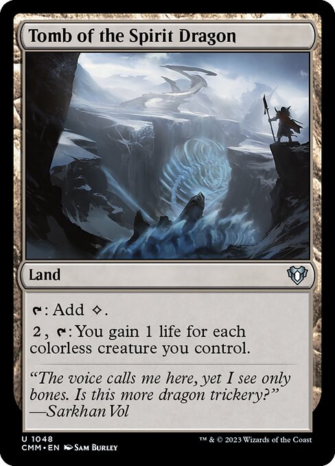 Tomb of the Spirit Dragon - Commander Masters Magic card
