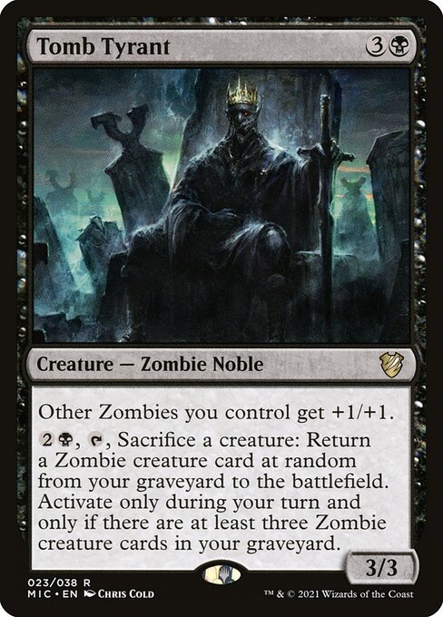 Tomb Tyrant - Midnight Hunt Commander Magic card