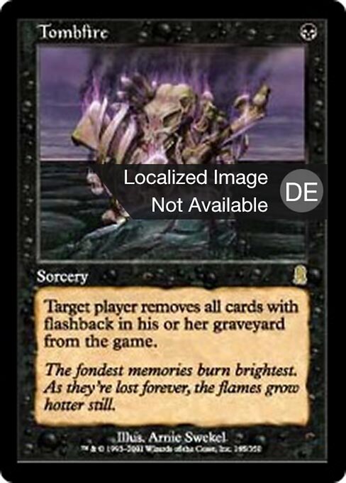 Brennende Gruft (Tombfire) - Odyssey (#165) - Illustrated by Arnie Swekel - Magic: The Gathering Card