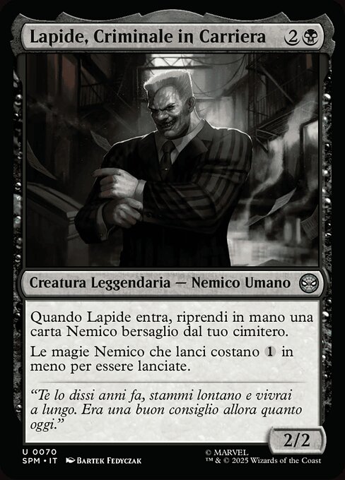Tombstone, Career Criminal