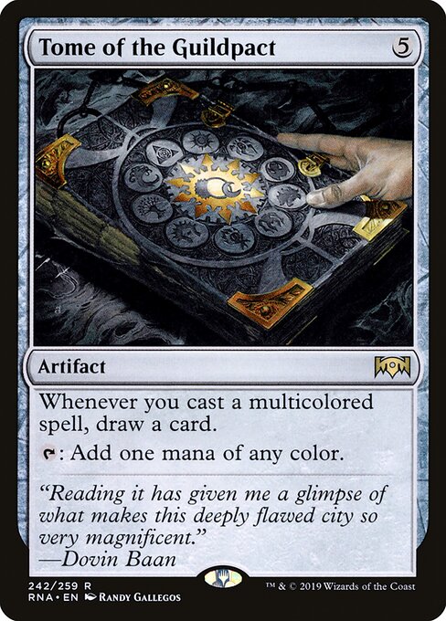 Tome of the Guildpact - Ravnica Allegiance Magic card