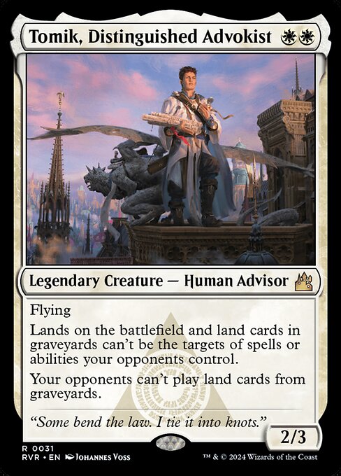 Tomik, Distinguished Advokist - Ravnica Remastered Magic card